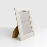 Artistic Κορνιζα 18.2x1.5x23.3cm Polyresin Λευκο Beige Γυαλι - Image 2