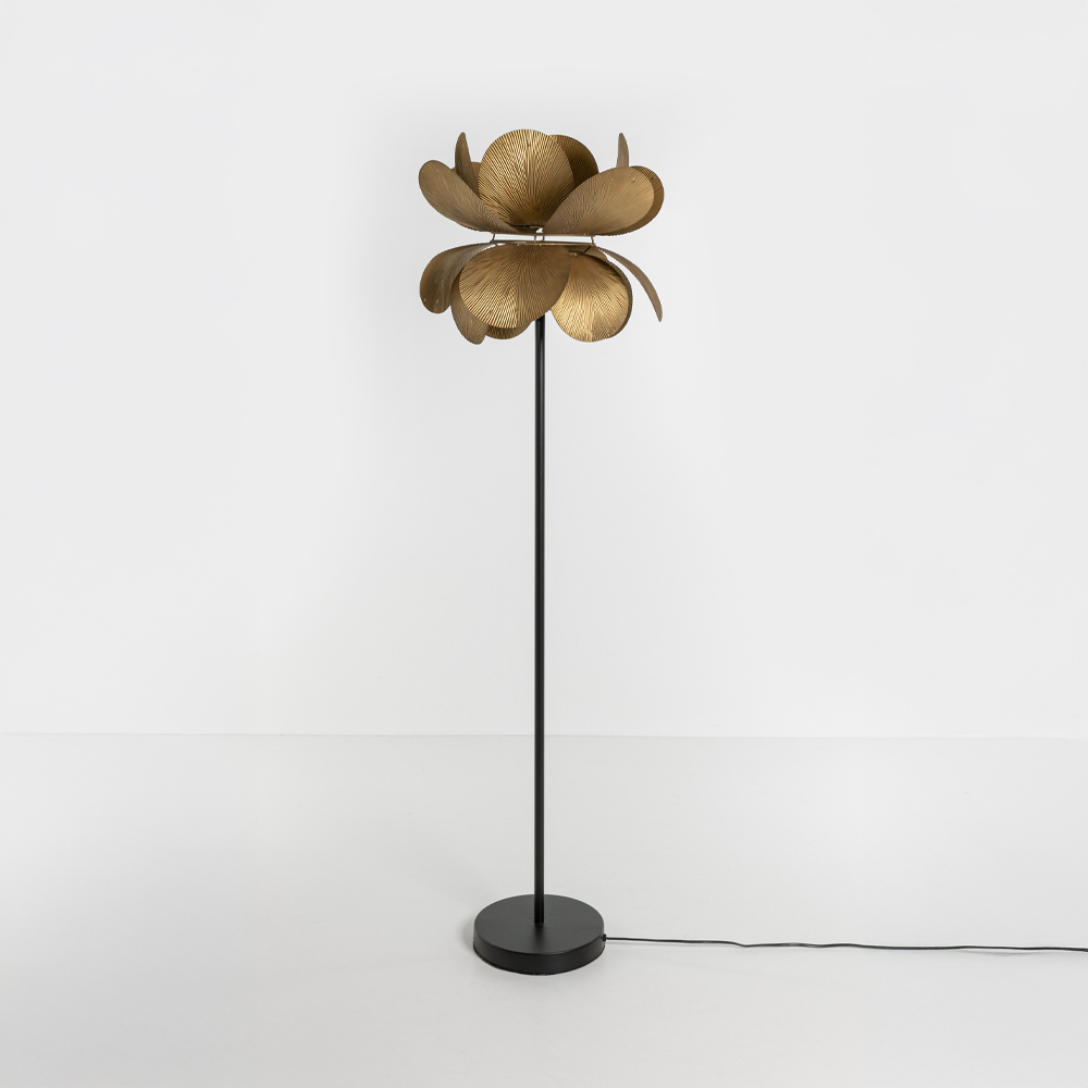 033362-fv8TC-first-_1 Blossom Φωτιστικο Επιδαπεδιο 44x44x152cm Μεταλλο Brown Gold - Image 1