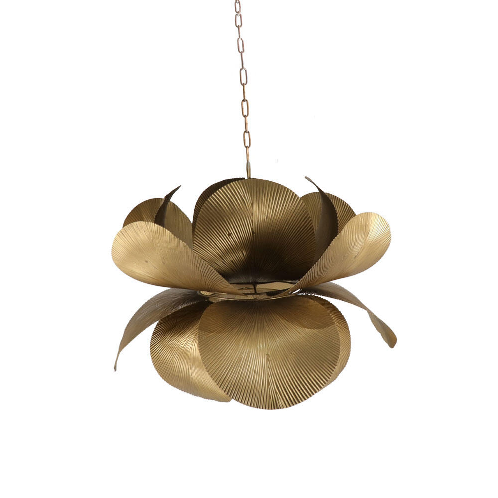 033363-AEZmi-first-_1 Blossom Φωτιστικο Κρεμαστο 57x57x43cm Μεταλλο Brown Gold - Image 1