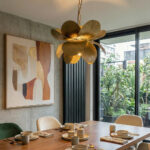 Blossom Φωτιστικο Κρεμαστο 57x57x43cm Μεταλλο Brown Gold - Image 2