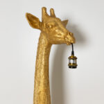 Girafe Φωτιστικο Επιδαπεδιο 42x35x196cm Fiberglass Χρυσο - Image 4