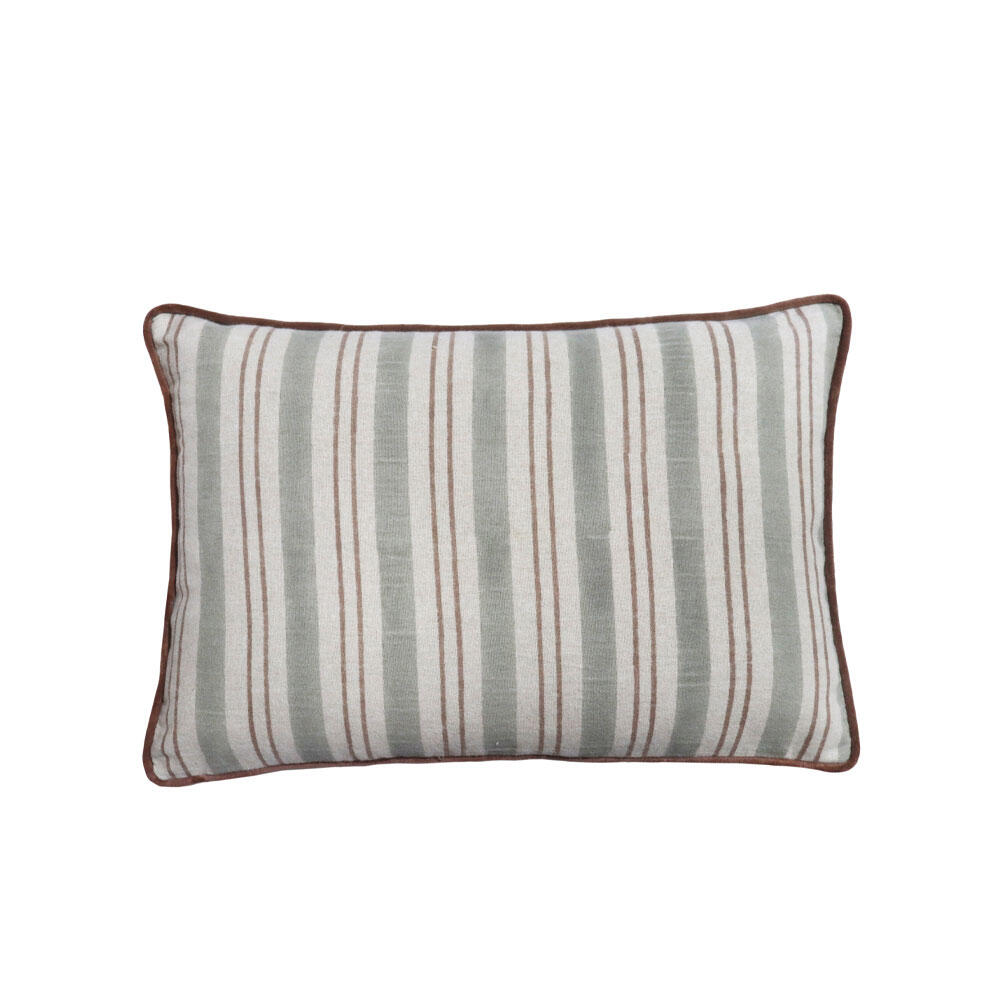 034185-8fG9D-first-_1 Romantico Διακοσμητικο Μαξιλαρι 60x40cm Υφασμα Μπεζ Ανθρακι Κεραμιδι - Image 1