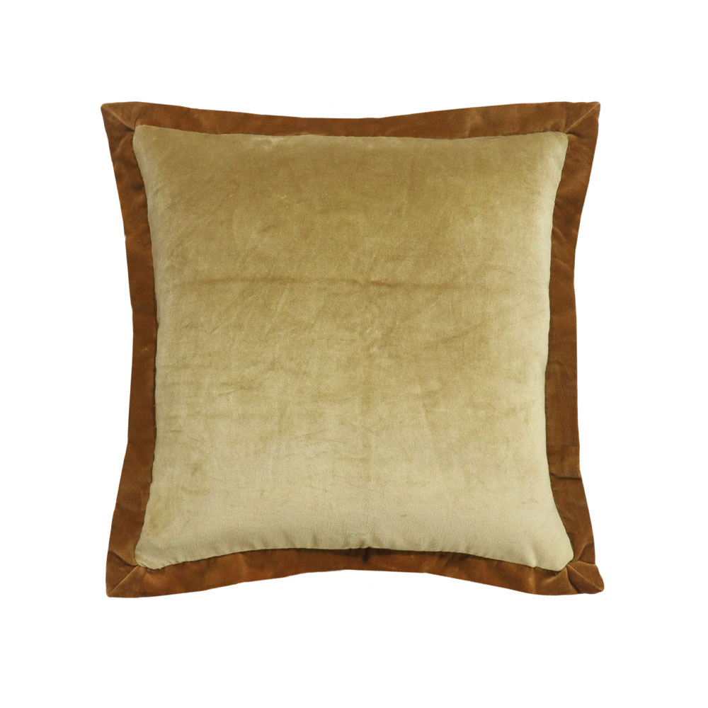 034191-gBZEL-first-_1 Algo Διακοσμητικο Μαξιλαρι 50x50cm Υφασμα Μελι Καφε - Image 1