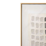 Simplicit Πινακας Διακοσμητικος Με Κορνιζα 100x100x4cm Καμβας Μπεζ Καφε Ξυλο Φυσικο - Image 4