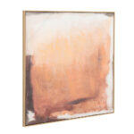 Warm Root Πινακας Διακοσμητικος Με Κορνιζα 100x100x4cm Καμβας Terracotta Μπεζ Καφε Ξυλο Φυσικο - Image 3