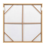 Warm Root Πινακας Διακοσμητικος Με Κορνιζα 100x100x4cm Καμβας Terracotta Μπεζ Καφε Ξυλο Φυσικο - Image 7