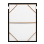 Due Mondi Πινακας Διακοσμητικος Με Κορνιζα 90x120x4cm Καμβας Μπεζ Μουσταρδι Ξυλο Μαυρο - Image 7