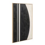 Solaire B Πινακας Διακοσμητικος Με Κορνιζα 80x120x4cm Καμβας Καφε Σκουρο Μπεζ Ξυλο Φυσικο - Image 3