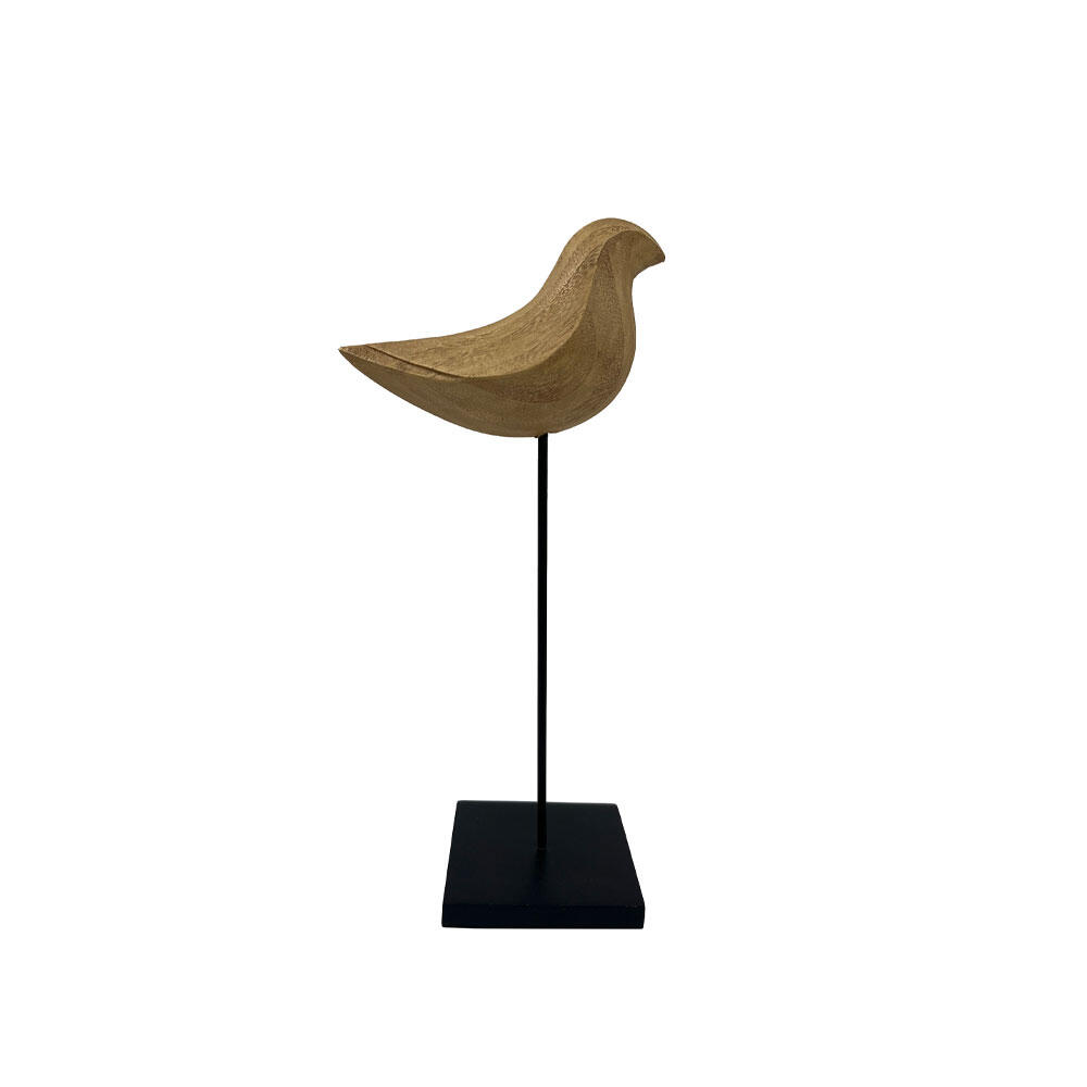 034260-Nuoui-first-_1 Bird S Διακοσμητικο Πουλι 13x8x27cm Polyresin Φυσικο Μαυρο Μεταλλο - Image 1