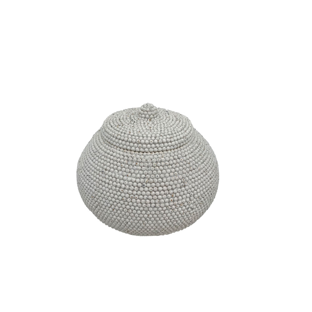 034277-RI8Vr-first-_1 Rosary S Δοχειο Αποθηκευσης Με Καπακι 16x16x14cm Polyresin Off White - Image 1