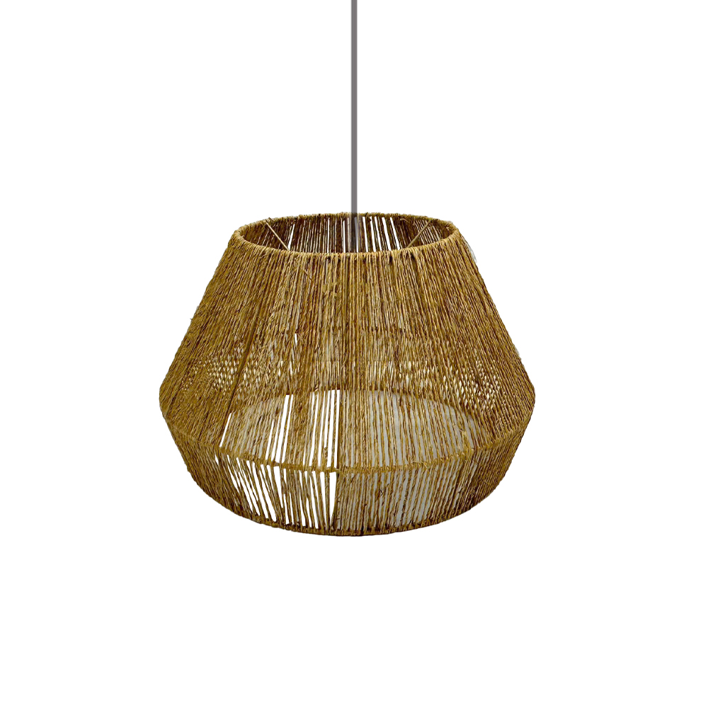 034341-kHkPN-first-_1 Cane Φωτιστικο Οροφης 45x45x28cm Γιουτα Φυσικο - Image 1