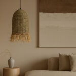Tulum Φωτιστικο Οροφης 42x42x71cm Seagrass Φυσικο - Image 2