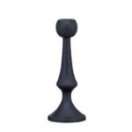 Elegant Κηροπηγιο 8x8x22cm Αλουμινιο Μαυρο