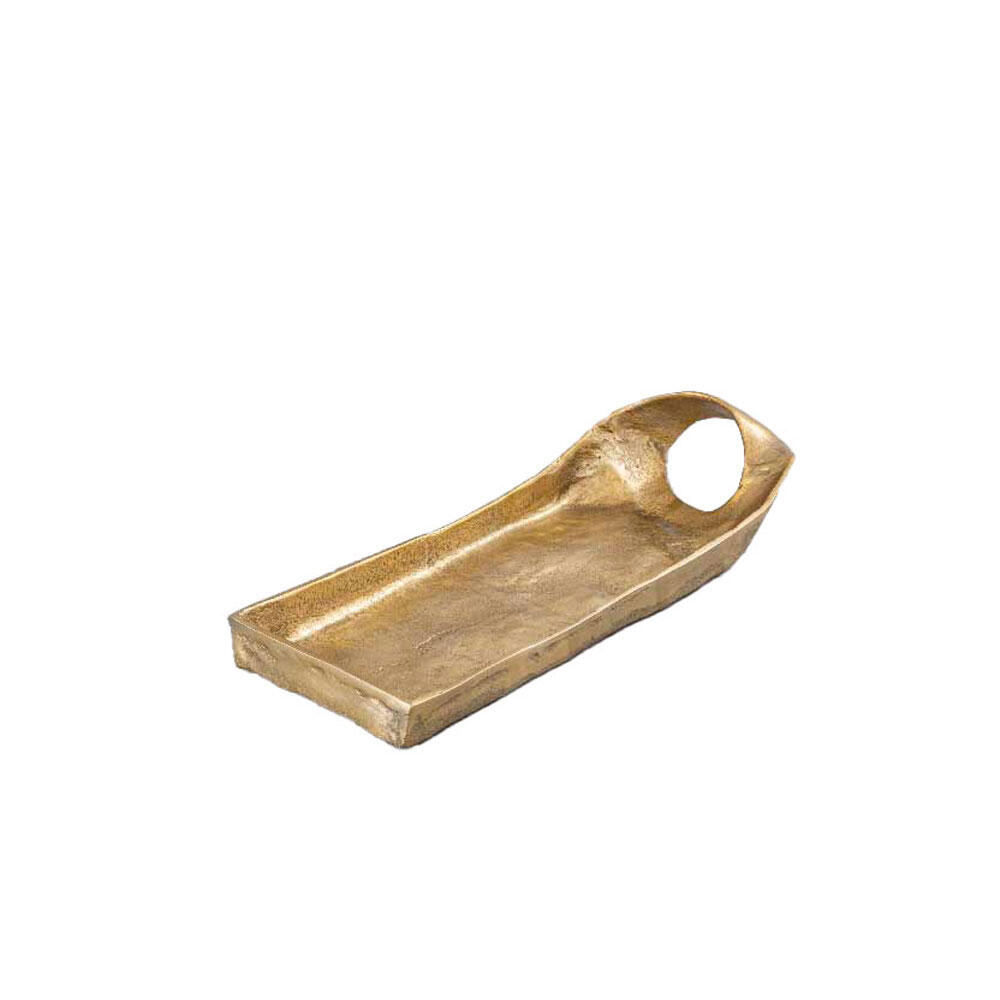 034391-ap7BA-first-_1 One Grip Πιατελα Σερβιρισματος 48x17x8.5cm Αλουμινιο Χρυσο - Image 1