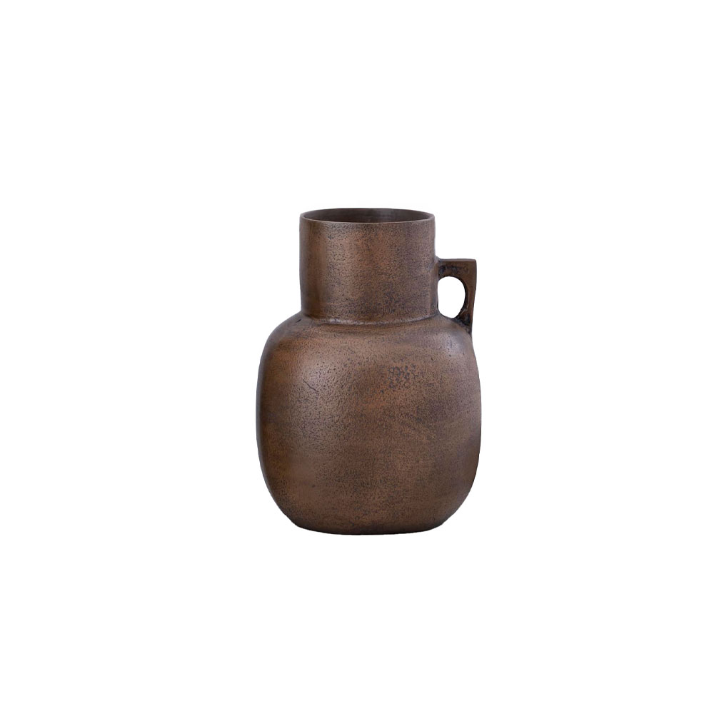 034397-tmg80-first-_1 Aluglow Βαζο 18x18x24cm Αλουμινιο Bronze - Image 1