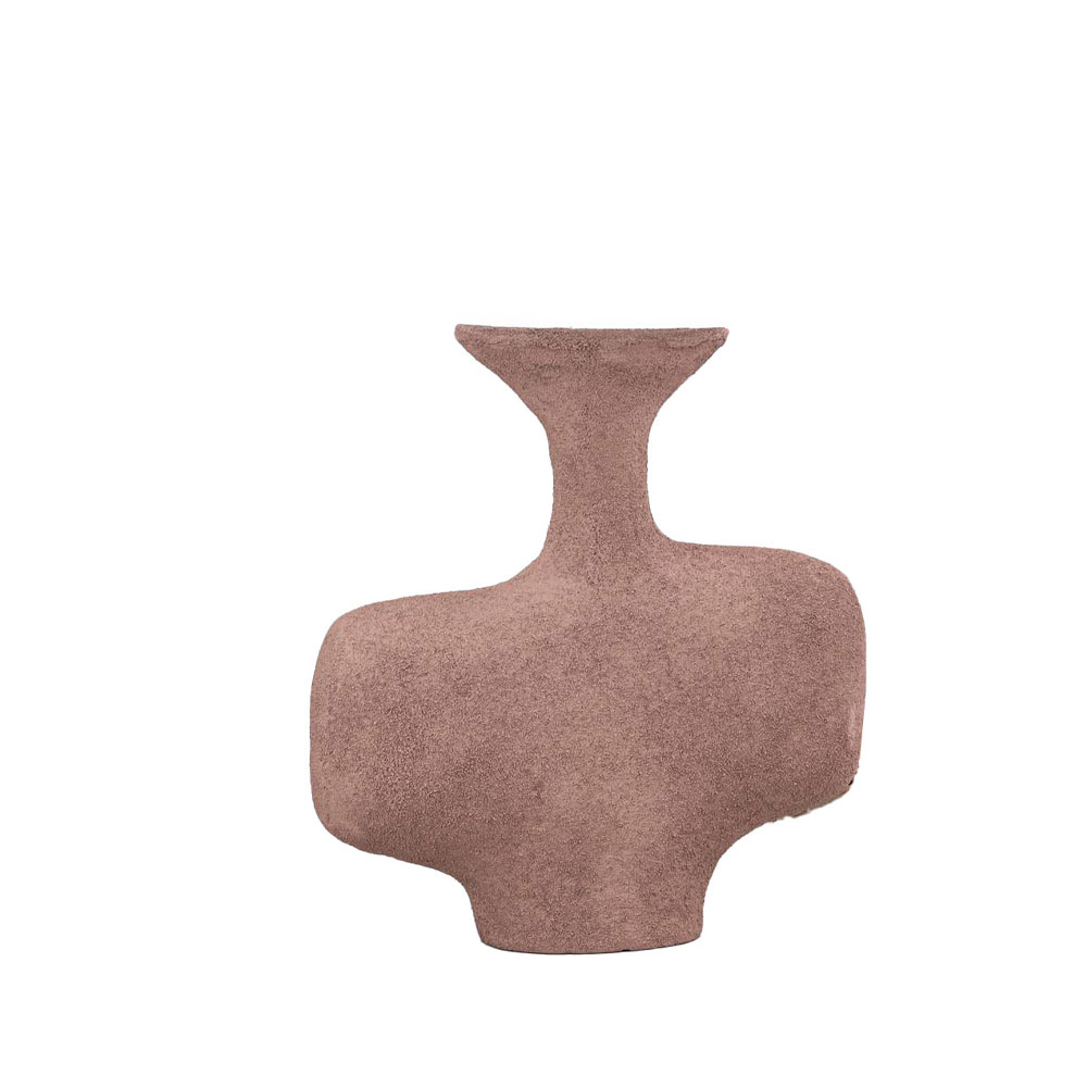 034405-tyNZ9-first-_1 Rustic Βαζο 20x7x21cm Αλουμινιο Terracotta - Image 1