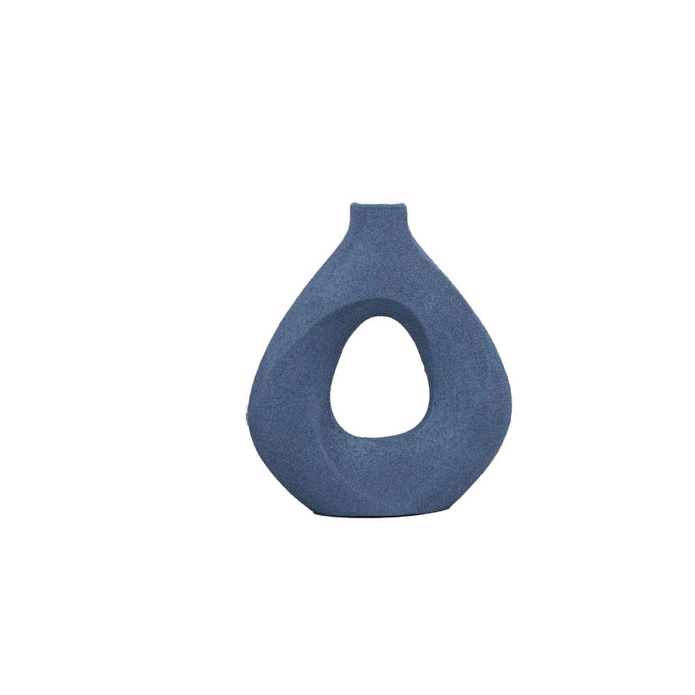 034411-hRJHc-first-_1 Med Vase Βαζο 22x7x25cm Αλουμινιο Μπλε - Image 1