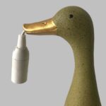 Quack I Φωτιστικο Επιτραπεζιο 17x16x43cm Polyresin Λαδι Χρυσο - Image 4