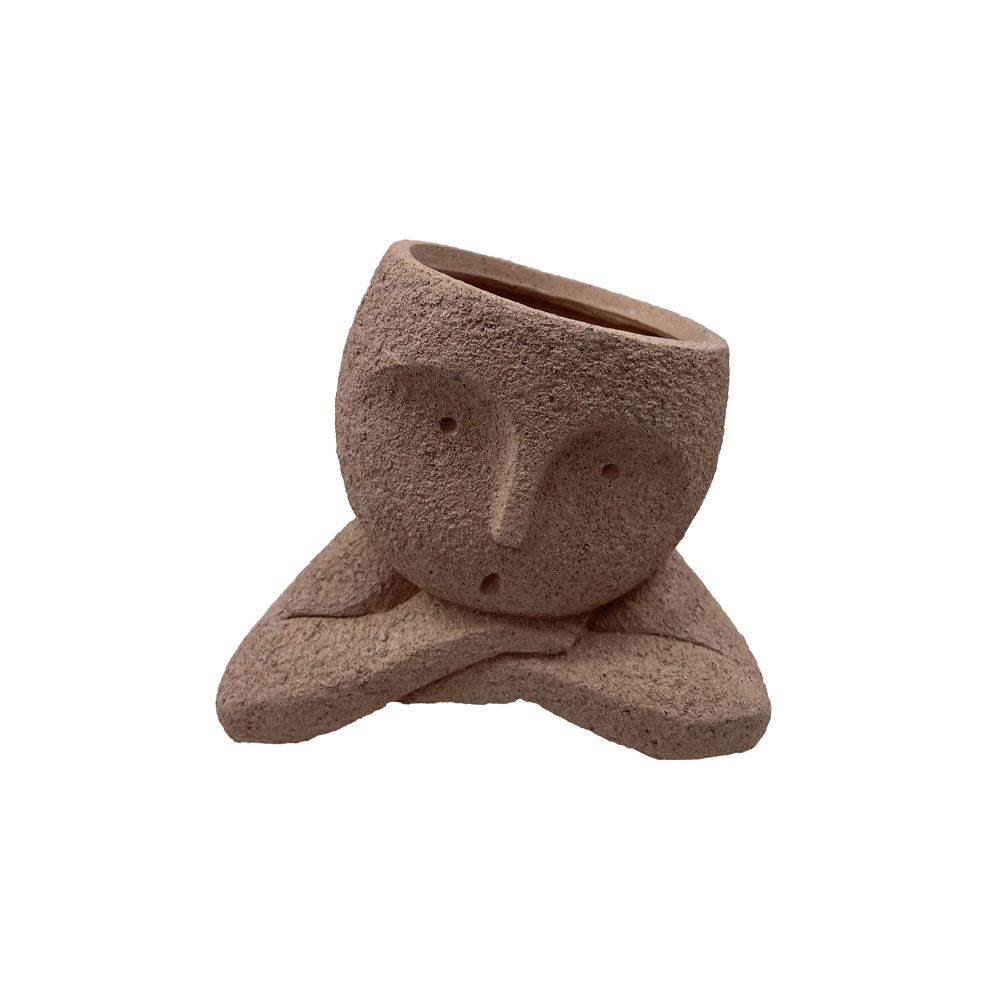 034490-EOF1c-first-_1 Polyface Βαζο 18x13x15cm Polyresin Terracotta - Image 1