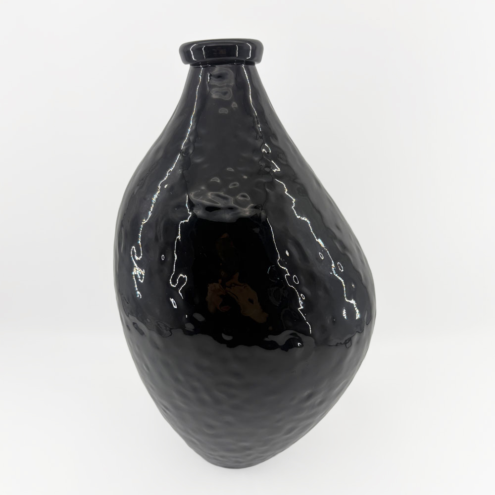 034528-y5phi-first-_1 Spice Βαζο 22x22x36cm Γυαλι Μαυρο - Image 1