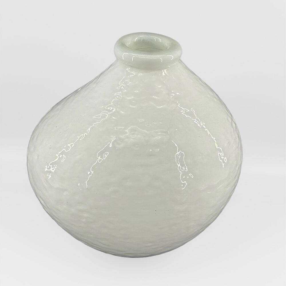 034533-nlwHC-first-_1 Bocal Βαζο 25x25x25cm Γυαλι Ασπρο - Image 1