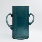 Handle Βαζο 23x12x24cm Γυαλι Μπλε