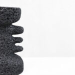 Kycladic Ii Κηροπηγιο Διακοσμητικο 12x10x20cm Resin Μαυρο - Image 3