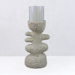 Lustre Iii Κηροπηγιο Διακοσμητικο 15x10x25cm Resin Μπεζ - Image 4