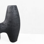 Triptych Ii Κηροπηγιο Διακοσμητικο 19x16x16cm Resin Μαυρο - Image 3