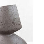 Looma Ii Βαζο 28.5x15.5x34.5cm Resin Καφε Σκουρο - Image 2