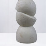 Pharos Ii Κηροπηγιο Διακοσμητικο 11x11x25cm Resin Μπεζ - Image 3