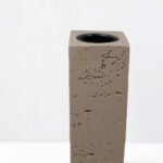 Flux I Κηροπηγιο Διακοσμητικο 12x4x16cm Resin Καφε - Image 2