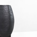 Orbix I Βαζο 20x13x35cm Resin Μαυρο - Image 2