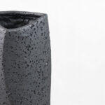 Void Ii Βαζο 17x15x39cm Resin Μαυρο - Image 2
