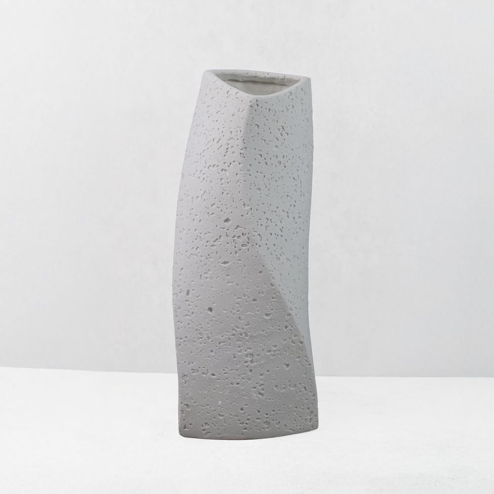 034640-0LmlU-first-_1 Void Iii Βαζο 17x15x39cm Resin Ασπρο - Image 1