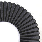 Oros Κορνιζα 20x2x20cm MDF Μαυρο Γυαλι - Image 2
