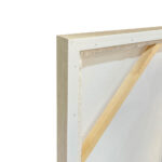 Husk Πινακας Διακοσμητικος Με Κορνιζα 80x120x4cm Καμβας Μπεζ Λευκο Ξυλο - Image 4