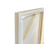 Rhythm A Πινακας Διακοσμητικος Με Κορνιζα 80x120x4cm Καμβας Μπεζ Λευκο Ξυλο - Image 4