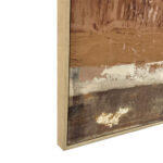 Mirrha Πινακας Διακοσμητικος Με Κορνιζα 80x120x4cm Καμβας Καφε Ξυλο - Image 3