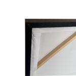Calma Πινακας Διακοσμητικος Με Κορνιζα 100x100x4cm Καμβας Μπεζ Ξυλο - Image 4