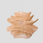 Aurora Φωτιστικο Οροφης 61x47cm Rattan Φυσικο