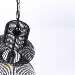 Steel Φωτιστικο Οροφης 28x41cm Σιδερο Μαυρο - Image 3