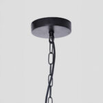 Steel Φωτιστικο Οροφης 28x41cm Σιδερο Μαυρο - Image 8