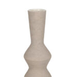 Virelia Βαζο 15x15x60cm Κεραμικο Μπεζ Σκουρο - Image 2