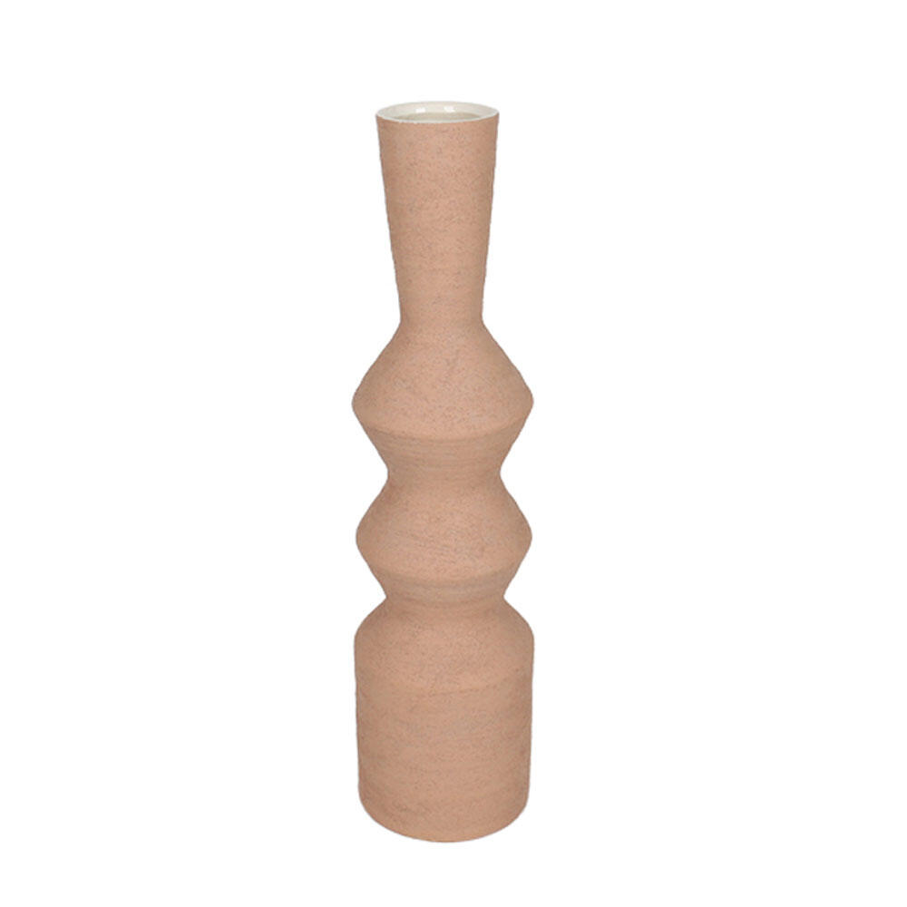 034728-VsJEx-first-_1 Virelia Βαζο 15x15x60cm Κεραμικο Terracotta Ανοιχτο - Image 1