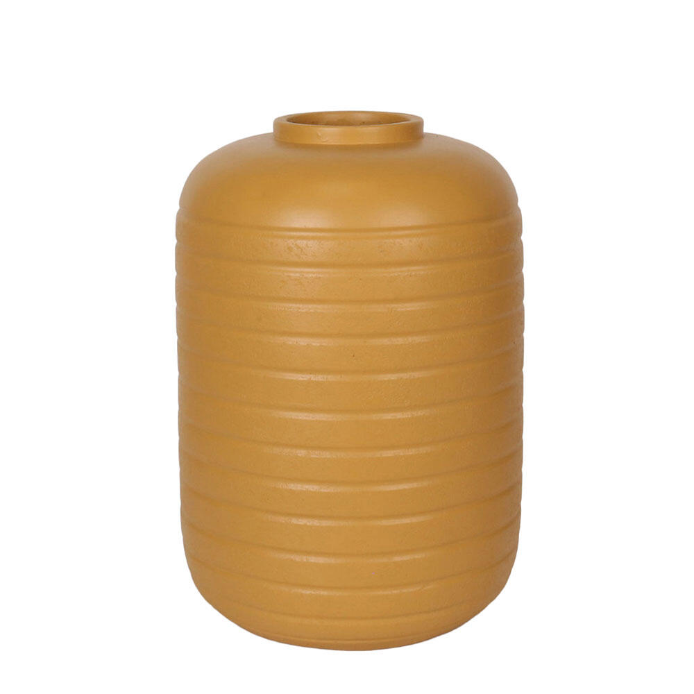 034732-K03NL-first-_1 Fiora Βαζο 30x30x43cm Mgo Μουσταρδι - Image 1