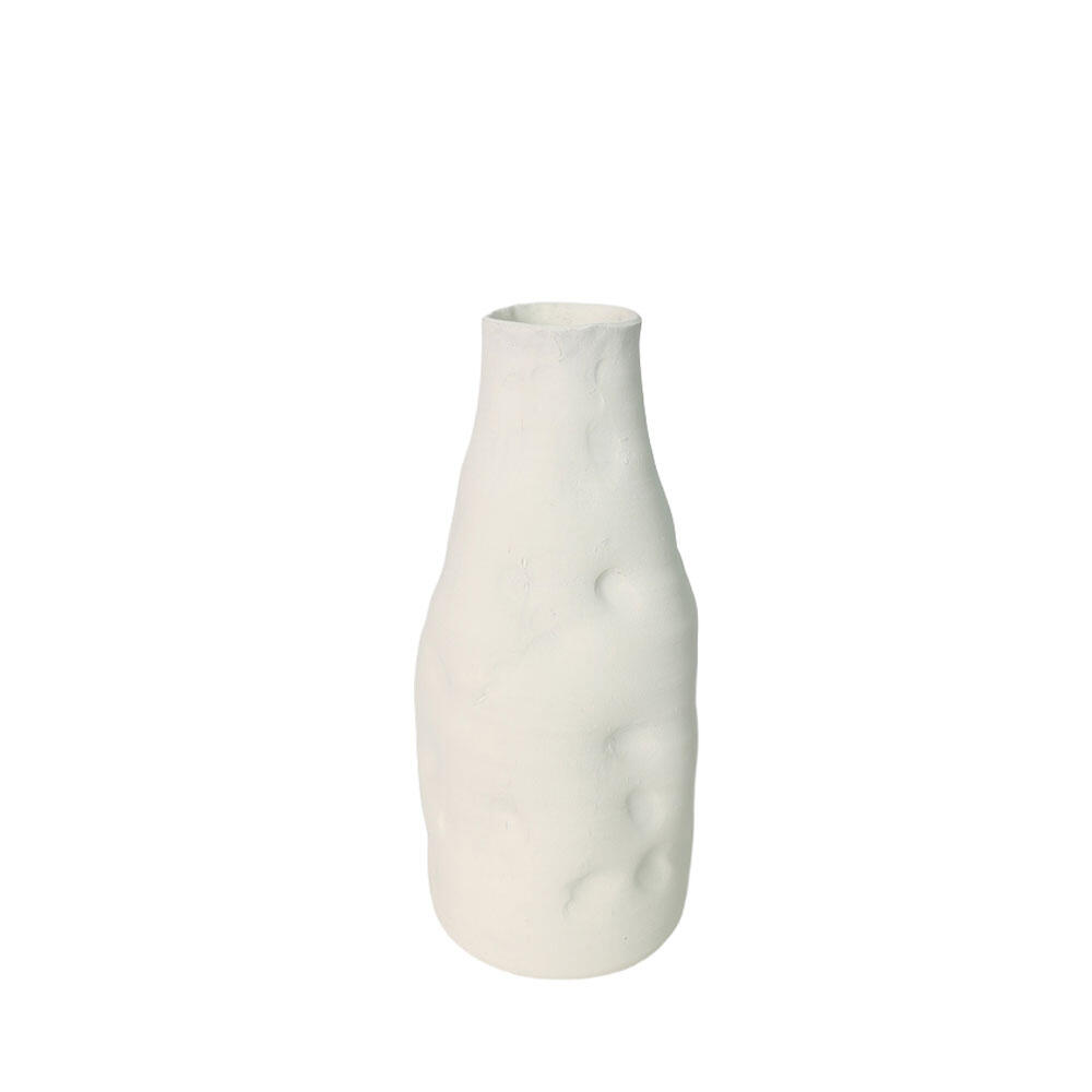 034742-13hG5-first-_1 Eloura Βαζο 15x15x36cm Κεραμικο Λευκο - Image 1