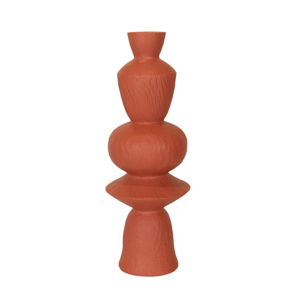034769-qMsbC-first-_1 Aeon Διακοσμητικο 26x26x71cm Mgo Πορτοκαλι Σκουρο - Image 1