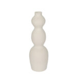 Aira Βαζο 13x13x39cm Κεραμικο Λευκο