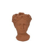 Cem Βαζο 16x15x22cm Cement Terracotta